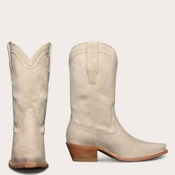 Tecovas Shoes - Tevovas Ivory Goat Sadie size 7 B Limited Edition